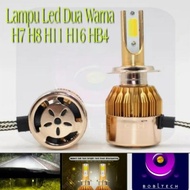 H11 H7 Two-Tone Led Car Fog Lamp Headlamp