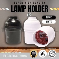 E27 LAMP HOLDER Pendant Lamp Holder/Socket Light Bulb Holder White/Black E27 LED Bulb