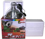 ( 1-09 )ZOO LIFE 遠紅外線陶瓷加溫器保溫燈組120V150W(一年保固期 )(只產生熱源不發光線)