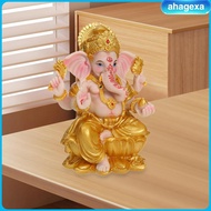 [Ahagexa] Resin Elephant Buddha Statue, Sculpture, Statue of God Elephant, Table