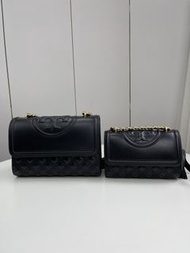 tory burch 湯麗柏琦 FLEMING羊皮斜挎包尺寸27x18x8 菱格 蓋頭包