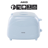 AIKO เครื่องปิ้งขนมปัง รุ่น AK-808 สีฟ้า รุ่นใหม่  ***รับประกัน 1ปี