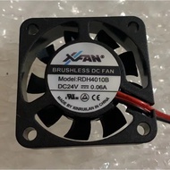 Brand New Xinruilian RDH4010B/B2 24V 0.06/0.09 A 4010 4cm Double Ball Cooling Fan