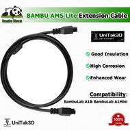Bambu Lab 3D Printer AMS lite 4-pin 1m Extension Cable Upgrade with Magnetic Ring for Bambu Lab A1/A