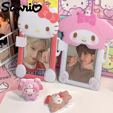 Japan sanrio series 3-inch photo hello kitty my melody card holder protective cover my sweet piano K