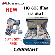 [ซื้อ 1 โหล แถม 1 โหลฟรี] NEW ! KASCO GOLF BALL HC-803 WHITE