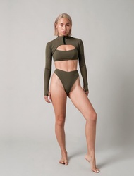 絕版特惠 - Olive 橄欖綠 / 極短版防曬外套