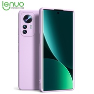 Lenuo Candy Color Phone Case Xiaomi 11T 12T Pro Case Soft Liquid Silicone Shockproof Protection Back Cover