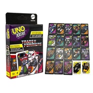 Mattel Games UNO TRANSFORMERS Card Game for Family Night Featuring Tv Show Themed Graphics and a Spe