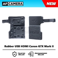 Rubber USB HDMI Canon G7X ii G7X Mark II