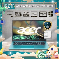 Acer Swift 3 SF314-43-R3R9 Laptop (Ryzen 5 5500U 4.00GHz,512GB SSD,8GB,ATI,14'' FHD,W11,HS21) - Electric Blue