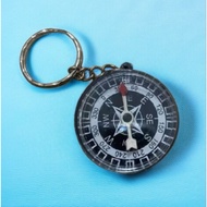 GANTUNGAN Cool Compass Keychain Functions Like Professional Compass