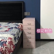 S/💖Ikea Iron Bedside Table Drawer Narrow30cmHaier Mo Storage Cabinet Bedroom Nordic Modern Minimalist Internet Celebrity