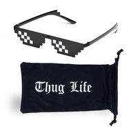 CLOUT WEAR Thug Life Glasses Deal With It MLG Pixel Sunglasses Meme Cool Style Y2K
