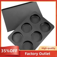 6 Cup Cupcake Pan with Lid English Muffin Pan with Lid Nonstick Baking Tray Factory Outlet