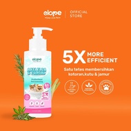 ELOPE anti flea fungus shampoo for cats and dogs, anti-flea, fungus, scabies, hair loss, long-lastin