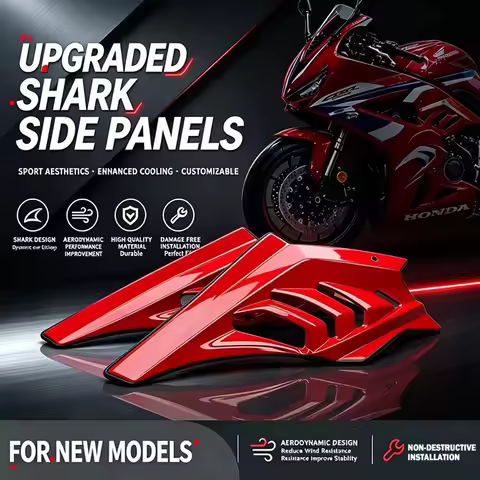 For Honda CBR650R 2024 2025 New Motorcycle Engine Side Cover Cbr 650r Radiator Guard Fairing Panel F