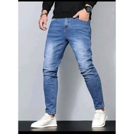 seluar [slim-fit] men's premium strachable slim fit jeans pant pakai kerja workwear[28-40]