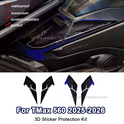 tmax560 Motorcycle Accessories For T MAX 560 TMAX 560 tmax 560 2025-2026 Side fuel tank Stickers 3D 