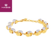 HABIB 916 Yellow and White Gold Bracelet BR38030223