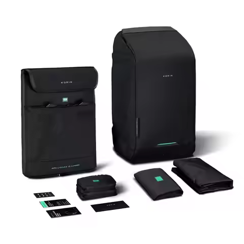 Korin CLICKPACK TRAVLO 45L Anti-theft Anti-Cut Backpack for Men 16 inch Laptop Waterproof 180 Degree