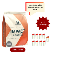 【Clearance】Myprotein Creatine Monohydrate - 250 tabs/Myprotein Creatine Monohydrate - 250g(8-9 servi