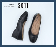 รองเท้าเเฟชั่นผู้หญิงเเบบคัชชูทำงาน Slip on ส้นเตี้ย No. S011 NE&amp;NA Collection Shoes