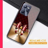 Softcase Glass Kaca REALME C35 - Casing hp REALME C35 [ S23 ].