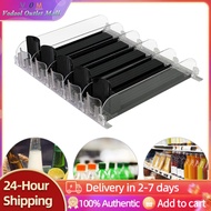 【Outlet】 Beverage Rack Spring Push Auto Beer Pusher Holder Storage Shelf for Refrigerator