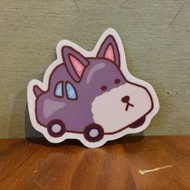 雪納瑞汽車小防水貼紙 SS0081