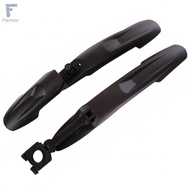 [Flameer] 2 Pieces Mountain Bike Mudguard Extended Design Full Cover Two-Wheeler Mudguard Bike Mudgu