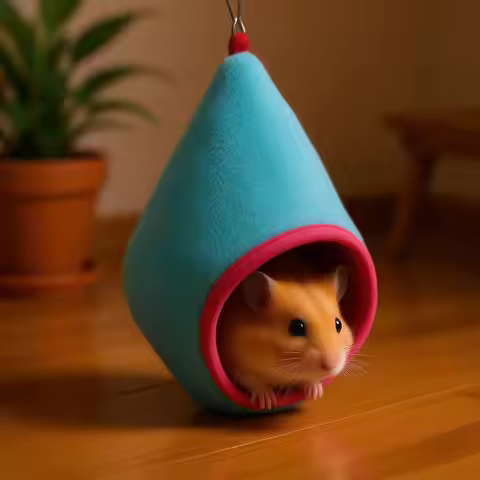 Hamster Hanging Nest Hangable Mice Cage Decoration Fancy Hamster Golden Hamster Hamster Cage Decorat