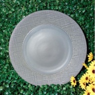 00414 Grey Ceramic Dinner Plate Ceramic Plate/ Flat Dinner Plate/ Ceramic Dinner Plate/ Ceramic Dinn