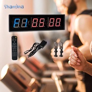 [Shamjina] Interval Timer Gym Timer Clock Stopwatch Clock Workout Timer Interval Clock for Training 
