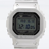 卡西歐 G-SHOCK 全金屬 5000 系列 GMWB5000D1JF 銀色不鏽鋼男士手錶