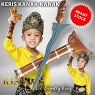 KID Friendly keris - ready stock pelengkap busana, plastik, keris budak, busana melayu toys, kid fri