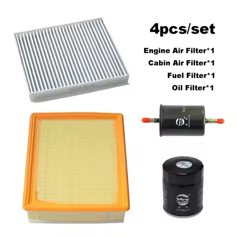 4pcs Filter Set For Haval H6 2022 2023 2024 1.5T GWM GW4G15M Engine Cabin AC Air Fuel Oil Filter Kit