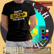 Dikti Sigap T-Shirt Serves Distro T-Shirt Logo