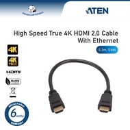 ATEN HDMI 2.0 Cable (0.3M, 0.6M) [Support True 4K 60hz@4:4:4]