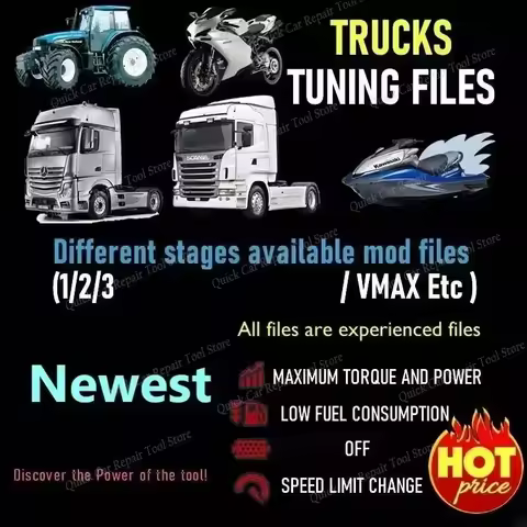 Trucks Tuning Files Stage 1 Stage 2 Stage 3 [ 1.5 GB ]