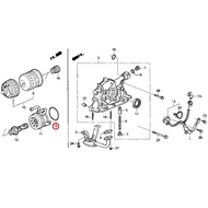 Oil O-RING Filter Base Honda B D F H Engine K 62.4X3.1 Genuine Ordered From The Center
