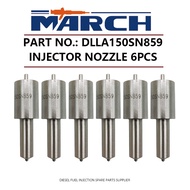 6pcs Fuel Injector Nozzle Tip DLLA150SN859 for Hino 500 Ranger FC3H H07C H07D H07CT