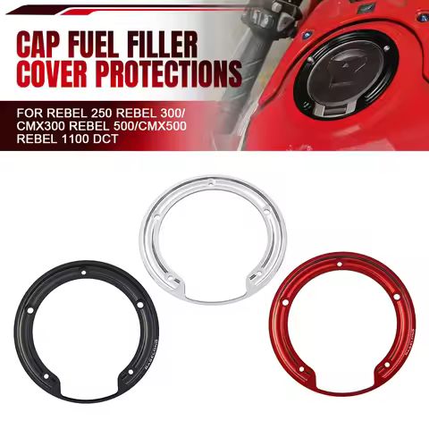 For Honda Rebel 250 Rebel 300/CMX300 Rebel 500/CMX500 Rebel 1100 DCT Motorcycle Fuel Tank Cap Decora