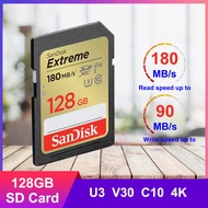 SanDisk SD Card 32GB SDHC 64GB 128GB 256G SDXC SD Card C10 Memory Cards Up to 200MB/s Read U3 V30 Fl