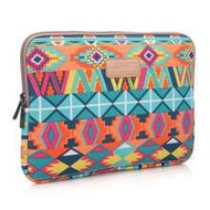 Green Diamond Pattern Shock-Proof Waterproof Laptop Sleeve Bag Compatible With Macbook Pro 13 14 15 
