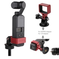 Metal Expansion Adapter Mount for DJI Osmo Pocket 2 1/4 inch gopro adapter for Sports Camera Tripod Handheld Gimbal Accessories