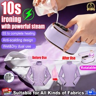 HX-6198 steam iron Mini 1200W Handheld Portable Rotatable household travel steamer iron seterika wap