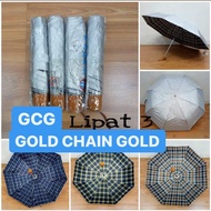 Silver Square 3-Fold Umbrella