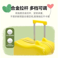 Bagasi Bergolek Kanak-kanak Ais Krim, Beg Boleh Ditunggangi, Bagasi Bawa 18-Inci, Roda Universal, Ba