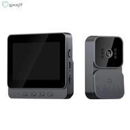 Video Doorbell 1080P 4.3Inch IPS Screen Doorbell Camera 2.4G for Villa Home (A)